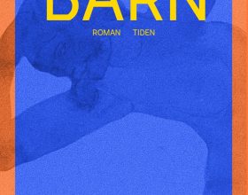 Forsiden til boka Andres barn av Kamilla Danielsen. Boka har en oransje kant, er blå innvendig og har en siluett av en toppløs kvinne.